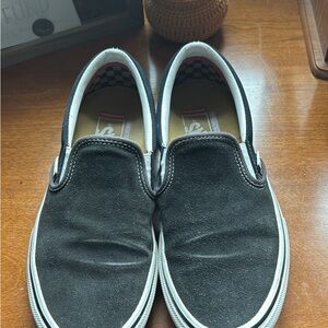 Vans Black Slip-On Shoes